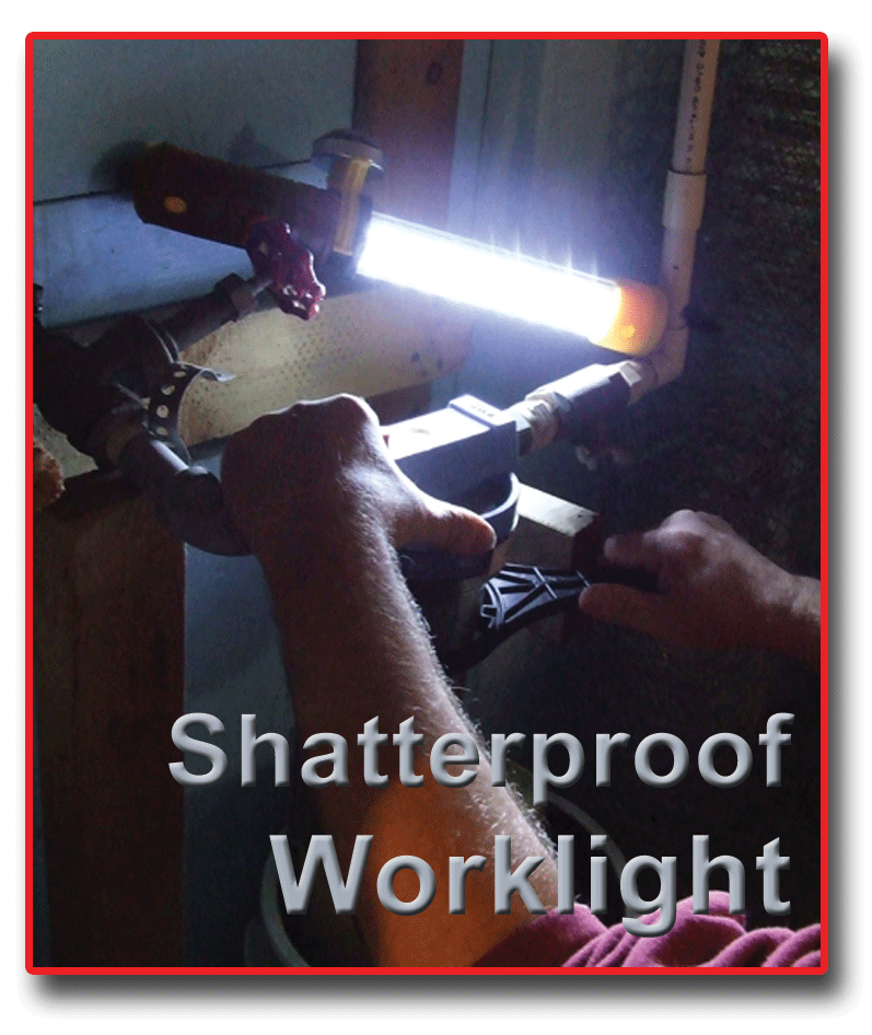 PODLight shatterproof worklight